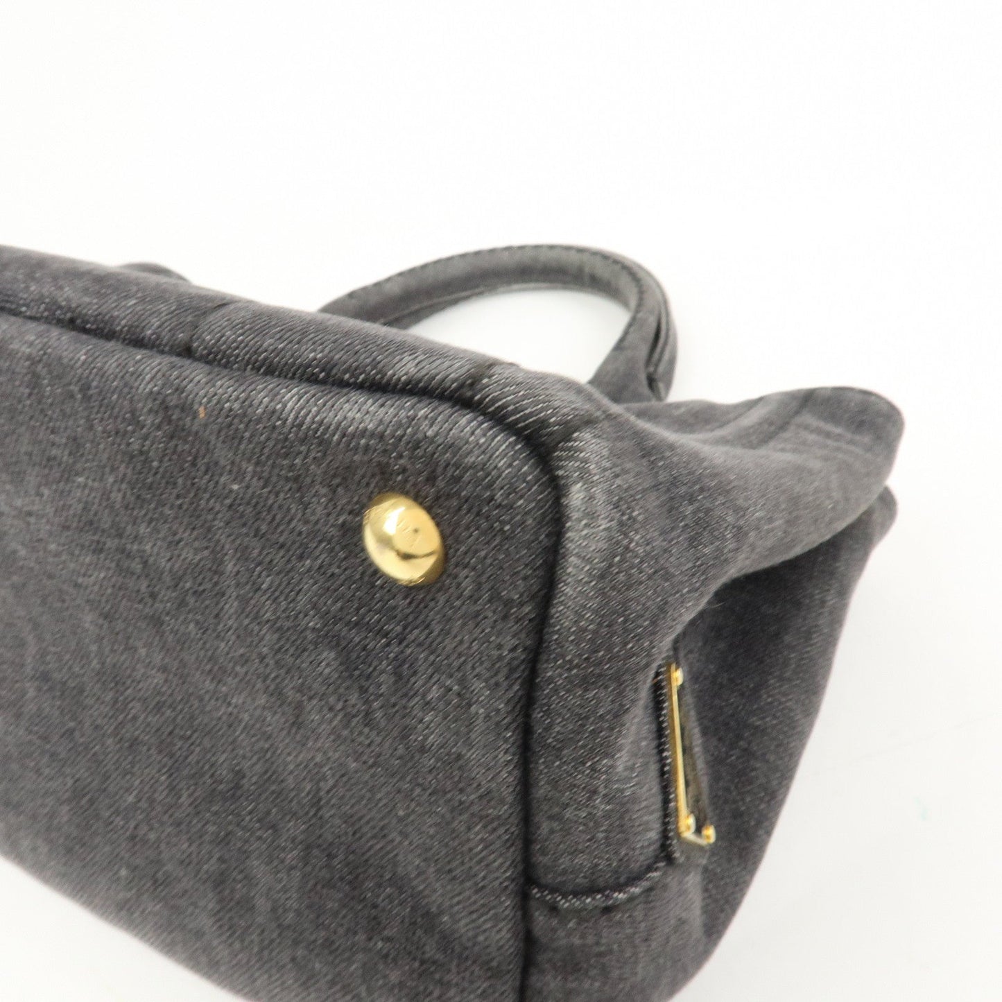 Prada Logo Canapa Mini Canvas 2Way Bag Hand Bag 1BG439【Pre-order】
