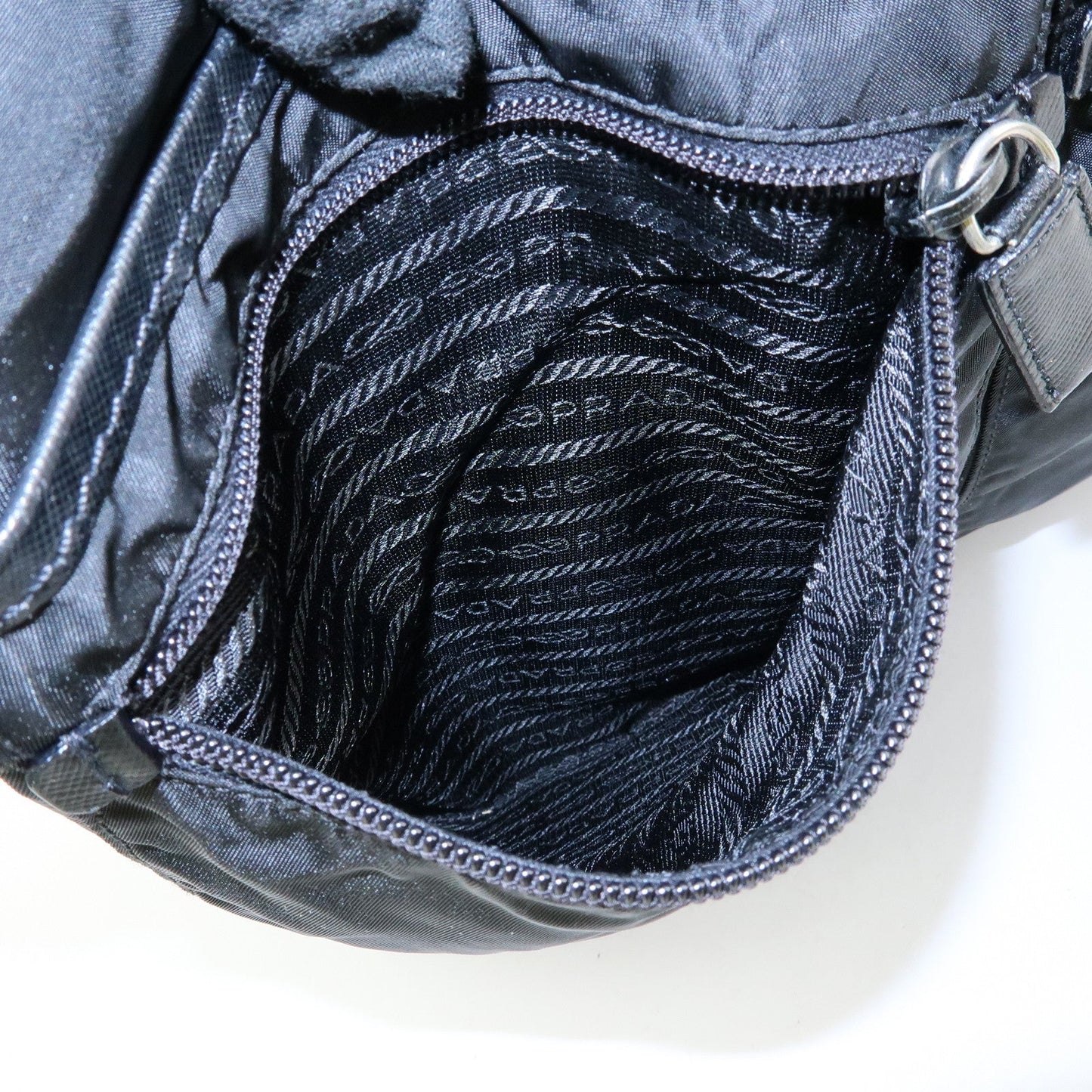 Prada Triangle Logo Nylon Shoulder Bag Crossbody Bag Black【Pre-order】