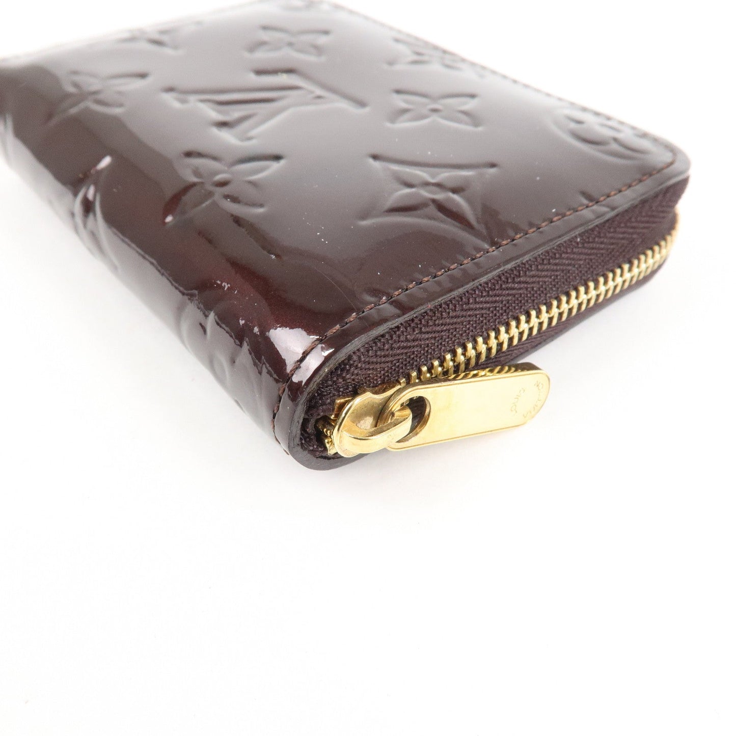 Louis Vuitton Monogram Vernis Zippy Coin Purse Amarante M93607【Pre-order】