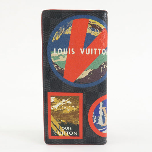 Louis Vuitton Damier Glaphite Portefeuille Brazza Wallet N60091【Pre-order】