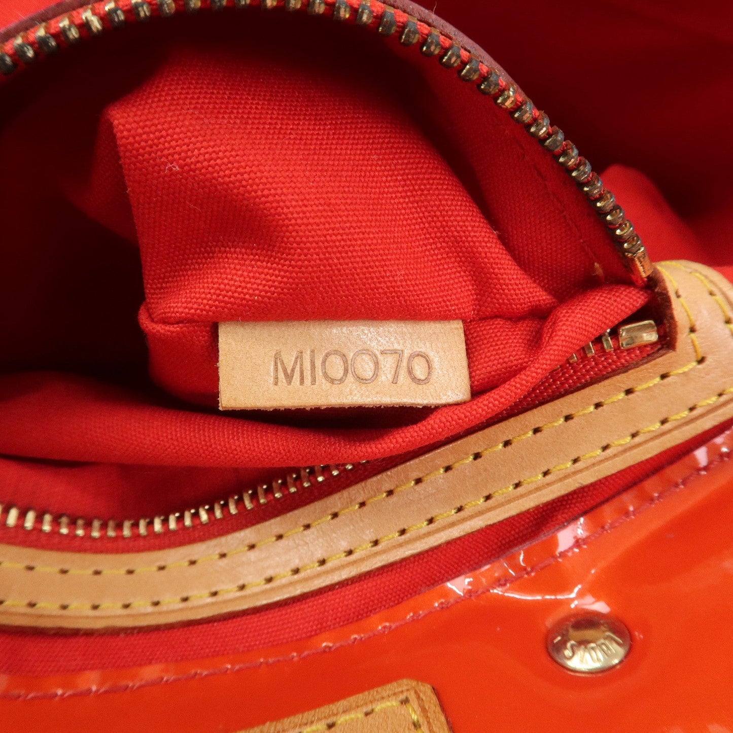Louis Vuitton Monogram Vernis Lead PM Hand Bag Rouge M91088【Pre-order】