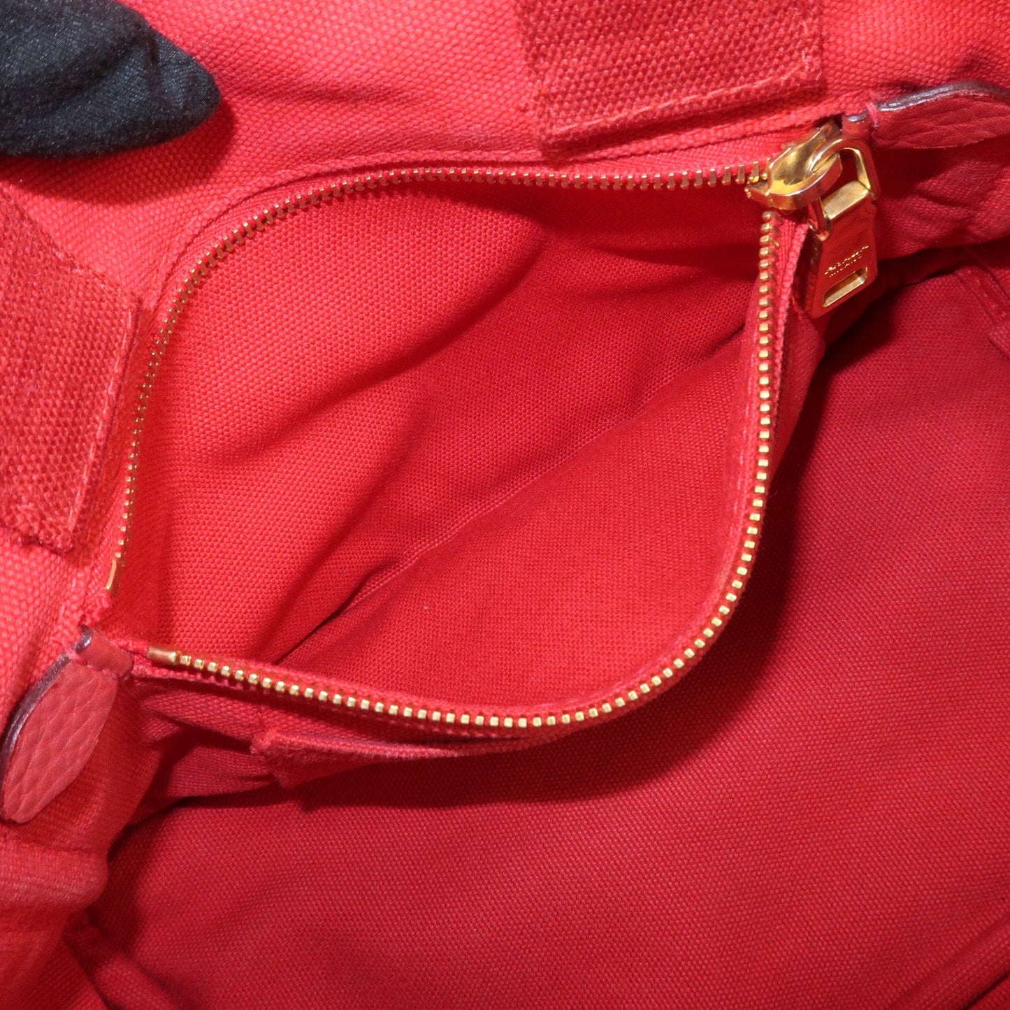Prada Logo Canapa Mini Canvas Hand Bag Tote Bag Red BN2439【Pre-order】