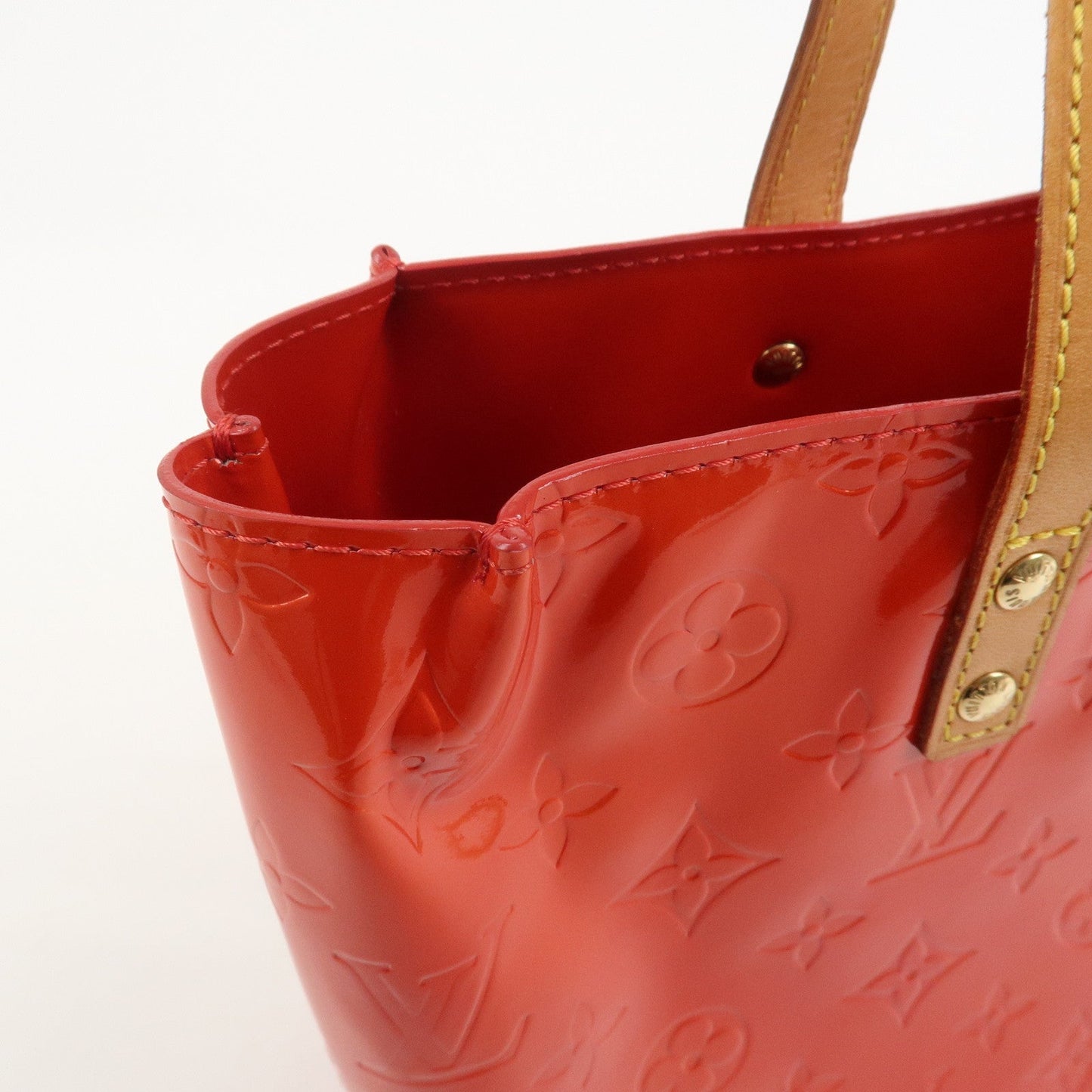 Louis Vuitton Monogram Vernis Lead PM Hand Bag Rouge M91088【Pre-order】