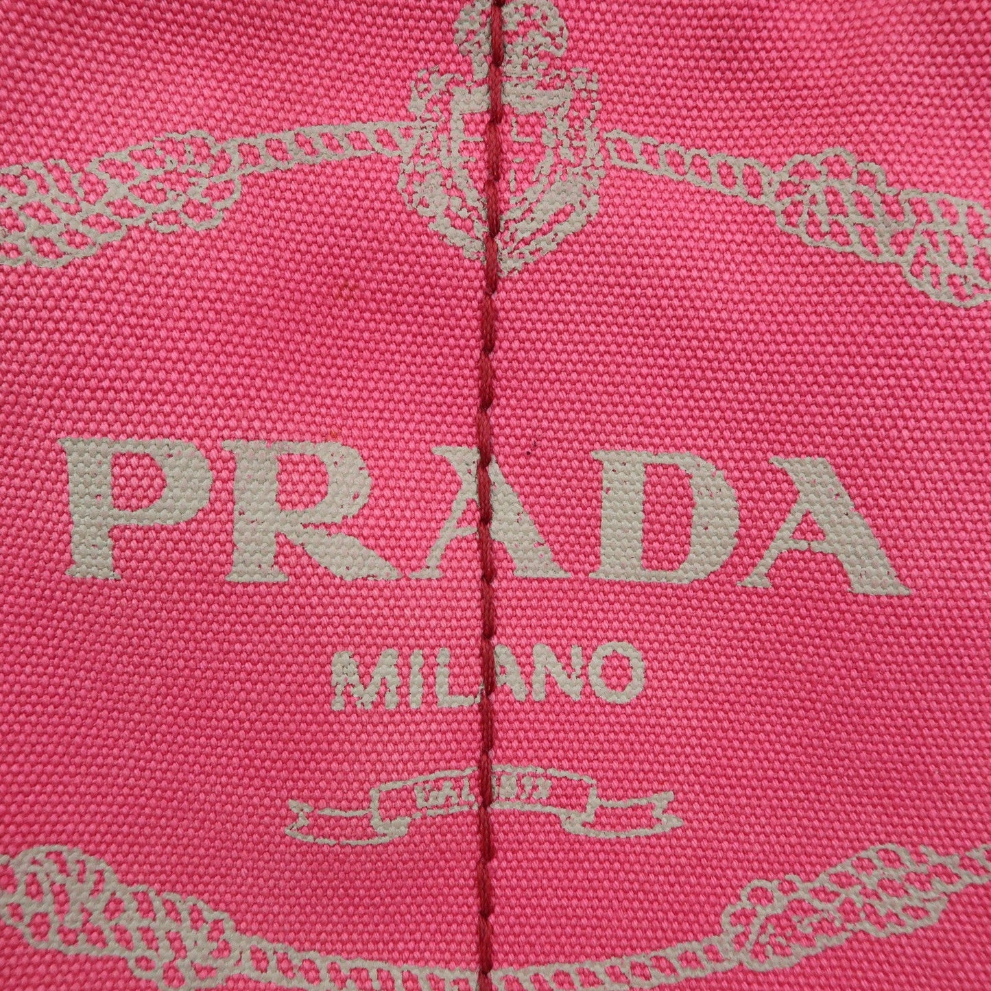Prada Triangle Logo Canapa Mini 2Way Hand Shoulder Bag Pink B2439G【Pre-order】
