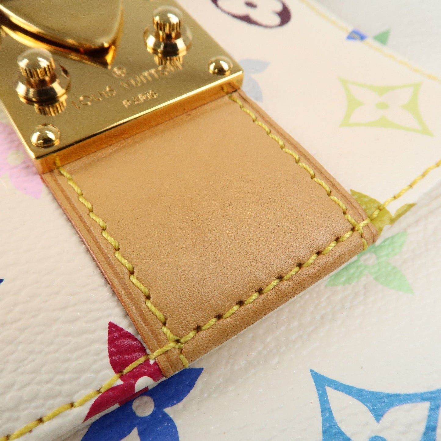 Louis Vuitton Monogram Multicolor Speedy 30 Hand Bag Blanc M92643【Pre-order】