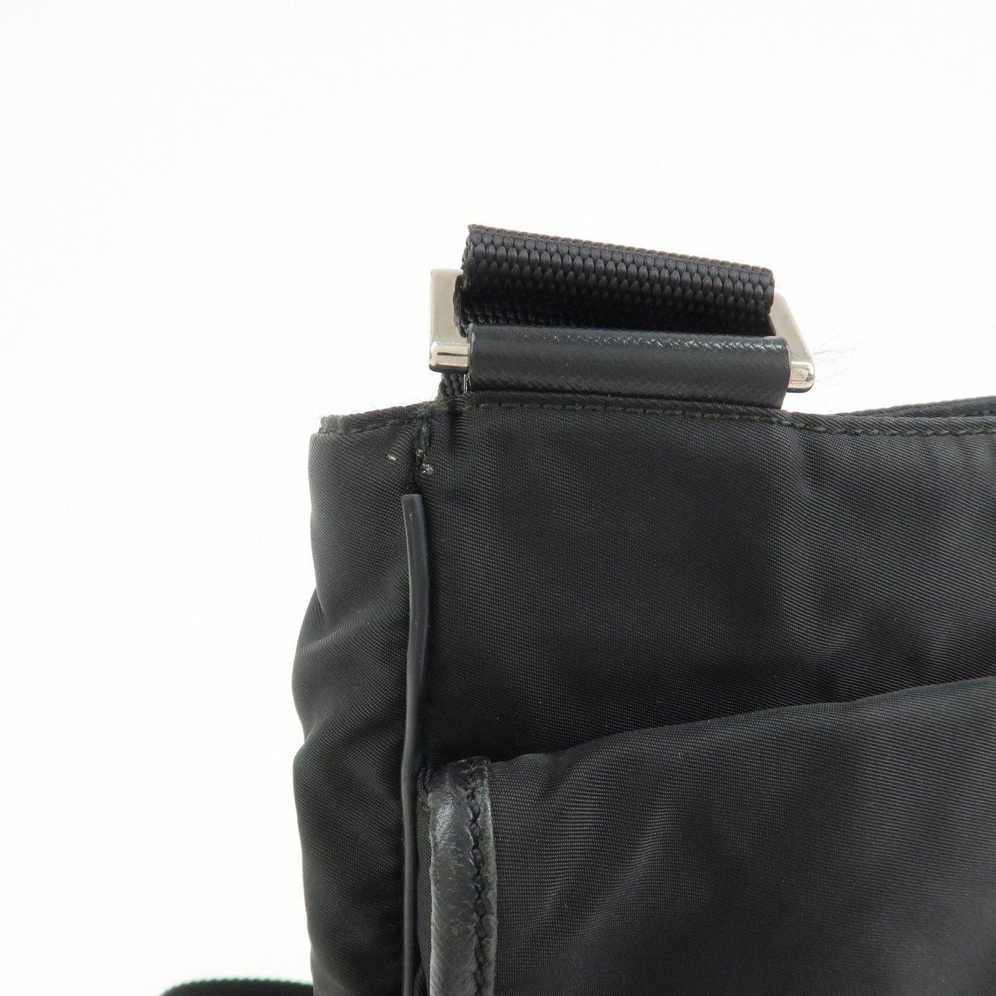 Prada Nylon Saffiano Leather Shoulder Bag Black VA0269【Pre-order】