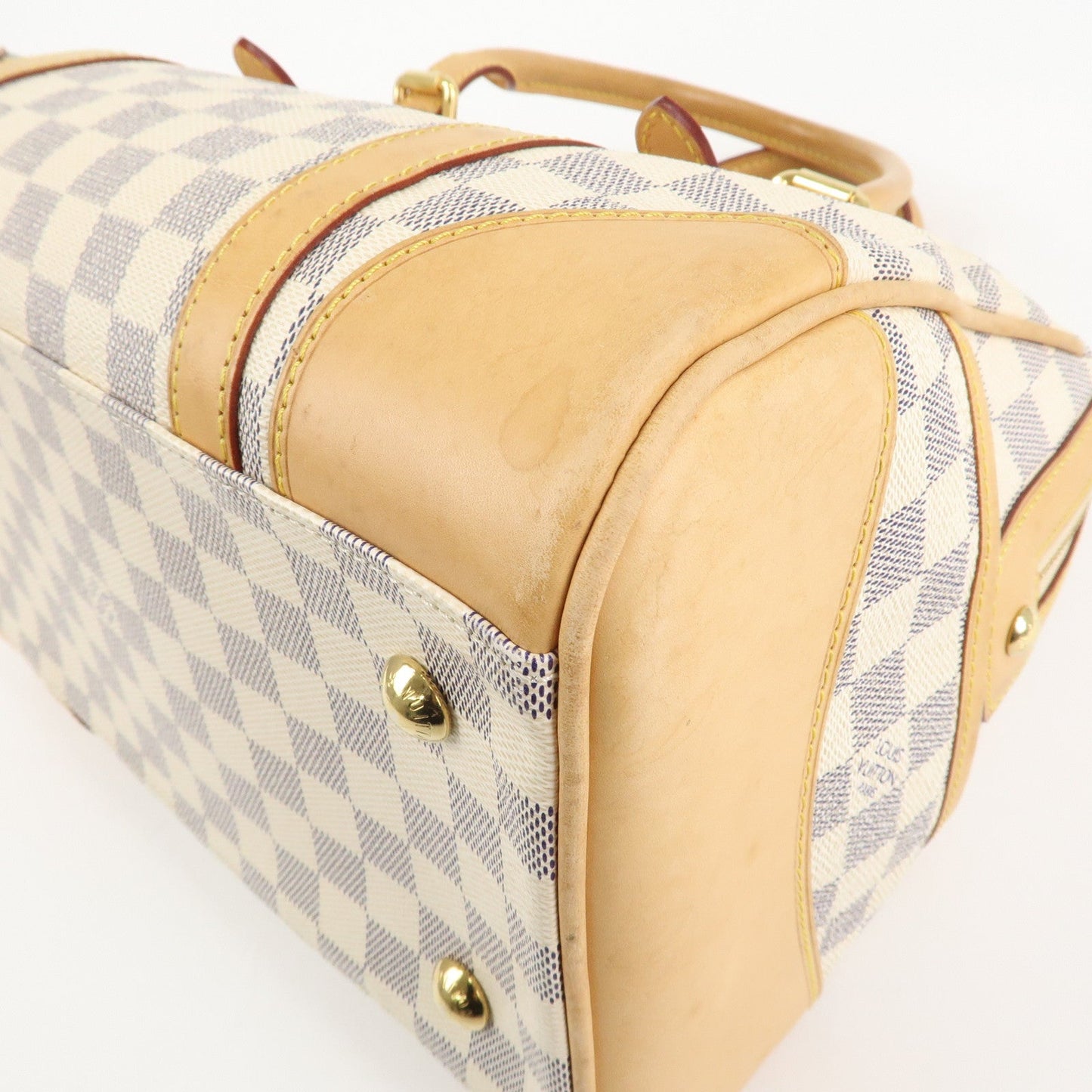 Louis Vuitton Damier Azur Leather Canvas Berkeley Hand Bag N52001【Pre-order】
