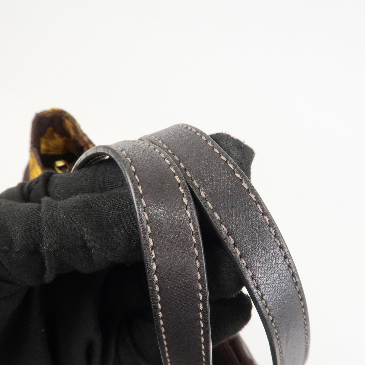 Prada Triangle Logo Nylon Leather 2Way Shoulder Bag Flower Print【Pre-order】