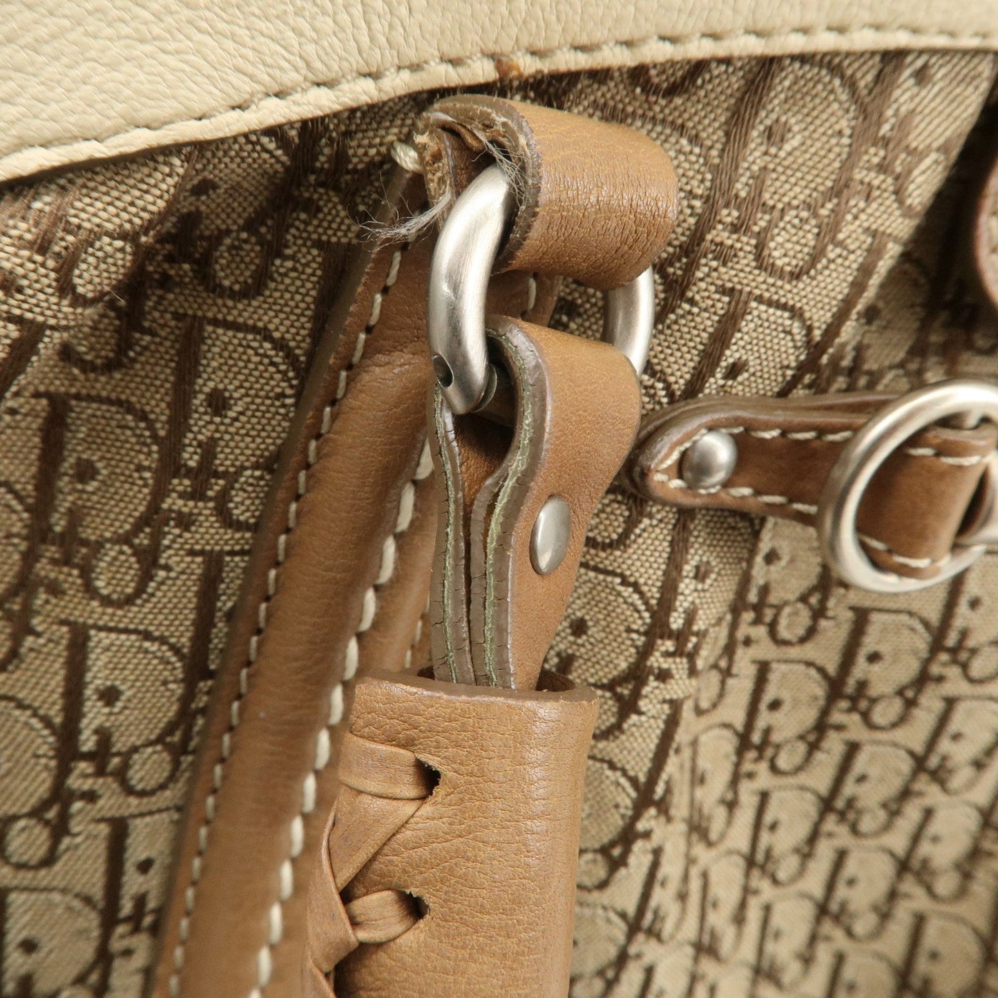 Christian Dior Trotter Canvas Leather Hand Bag【Pre-order】