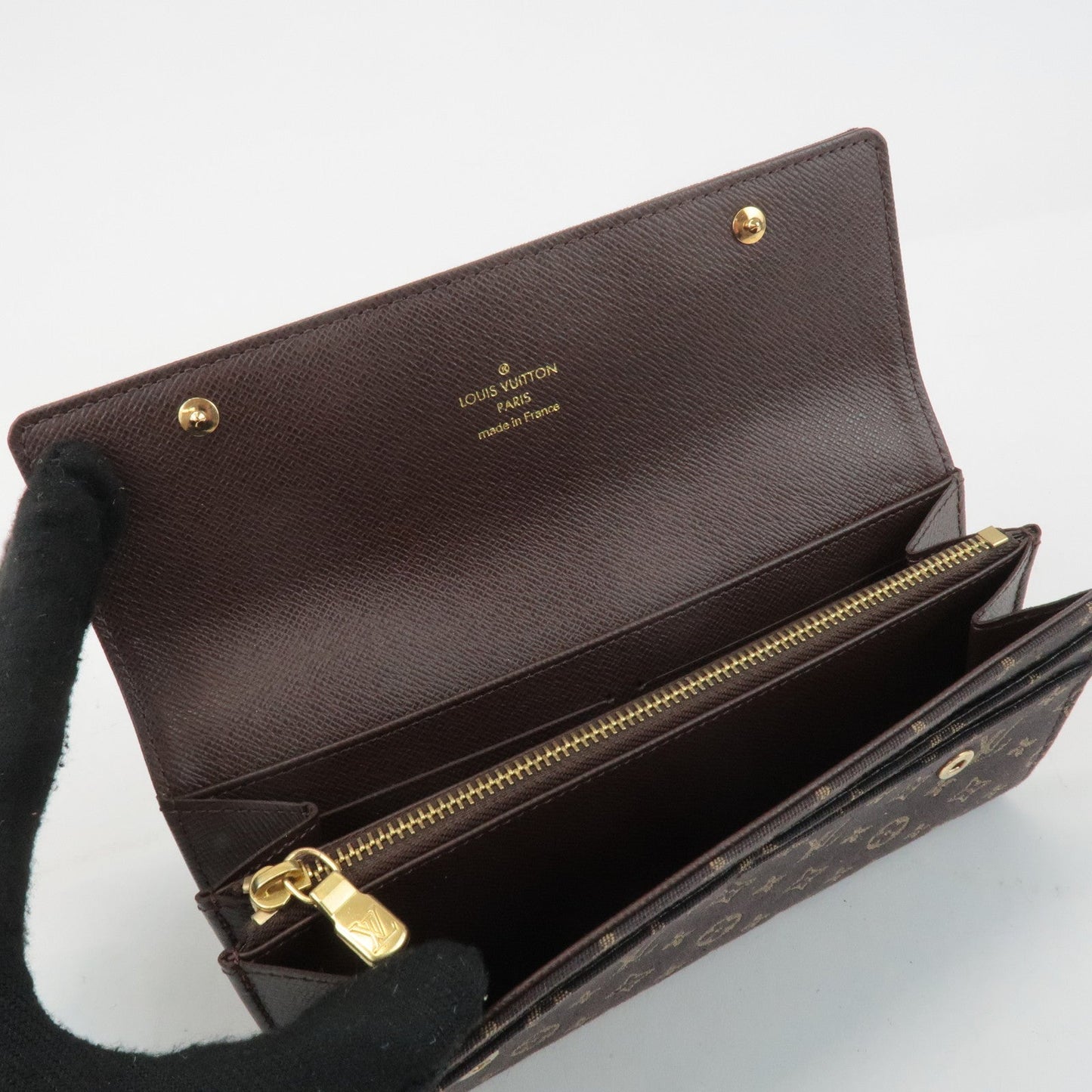 Louis Vuitton Monogram Mini Lin Portefeuille Sarah Long Wallet M95234【Pre-order】