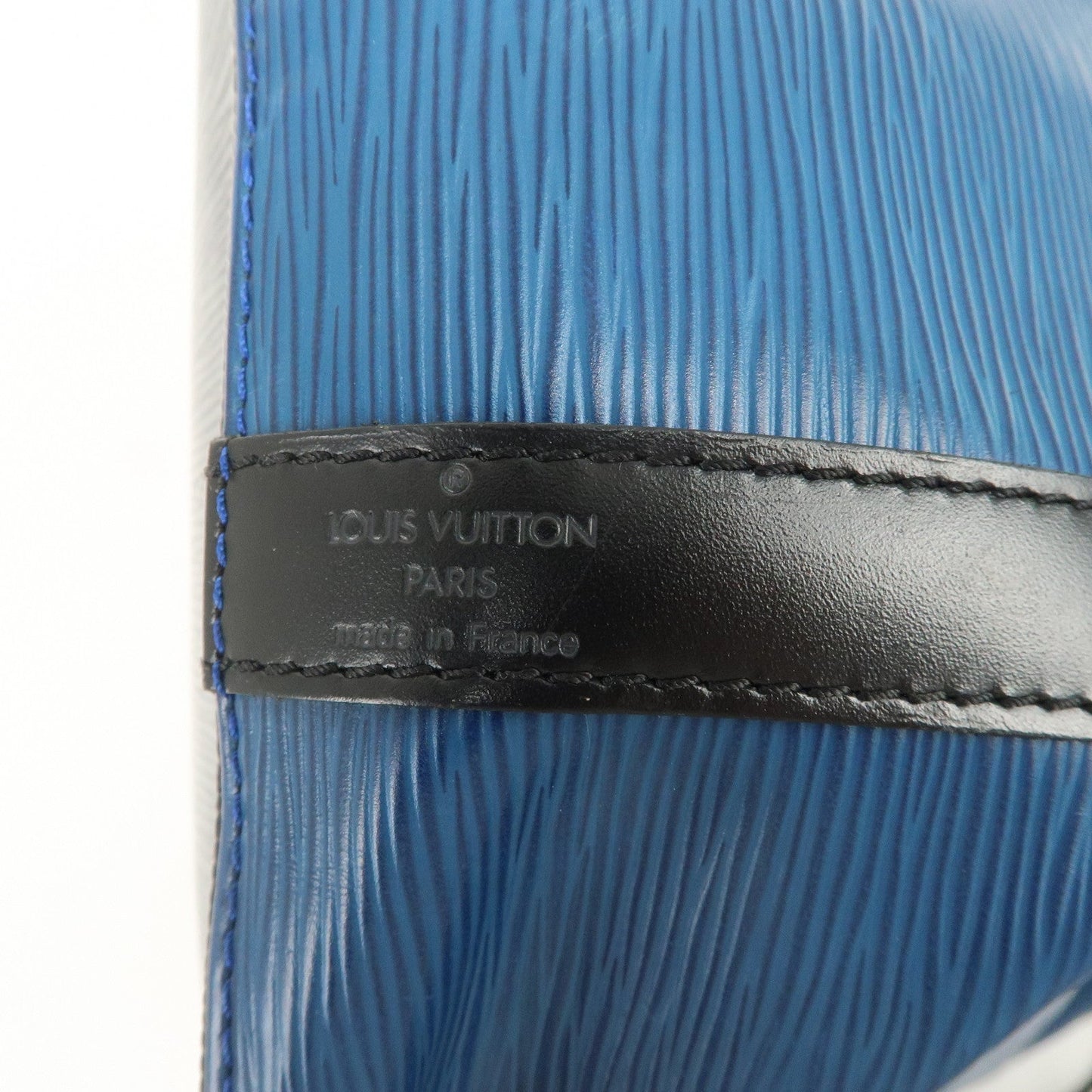 Louis Vuitton Epi Petit Noe Bi-color Shoulder Bag Noir Blue M44152【Pre-order】