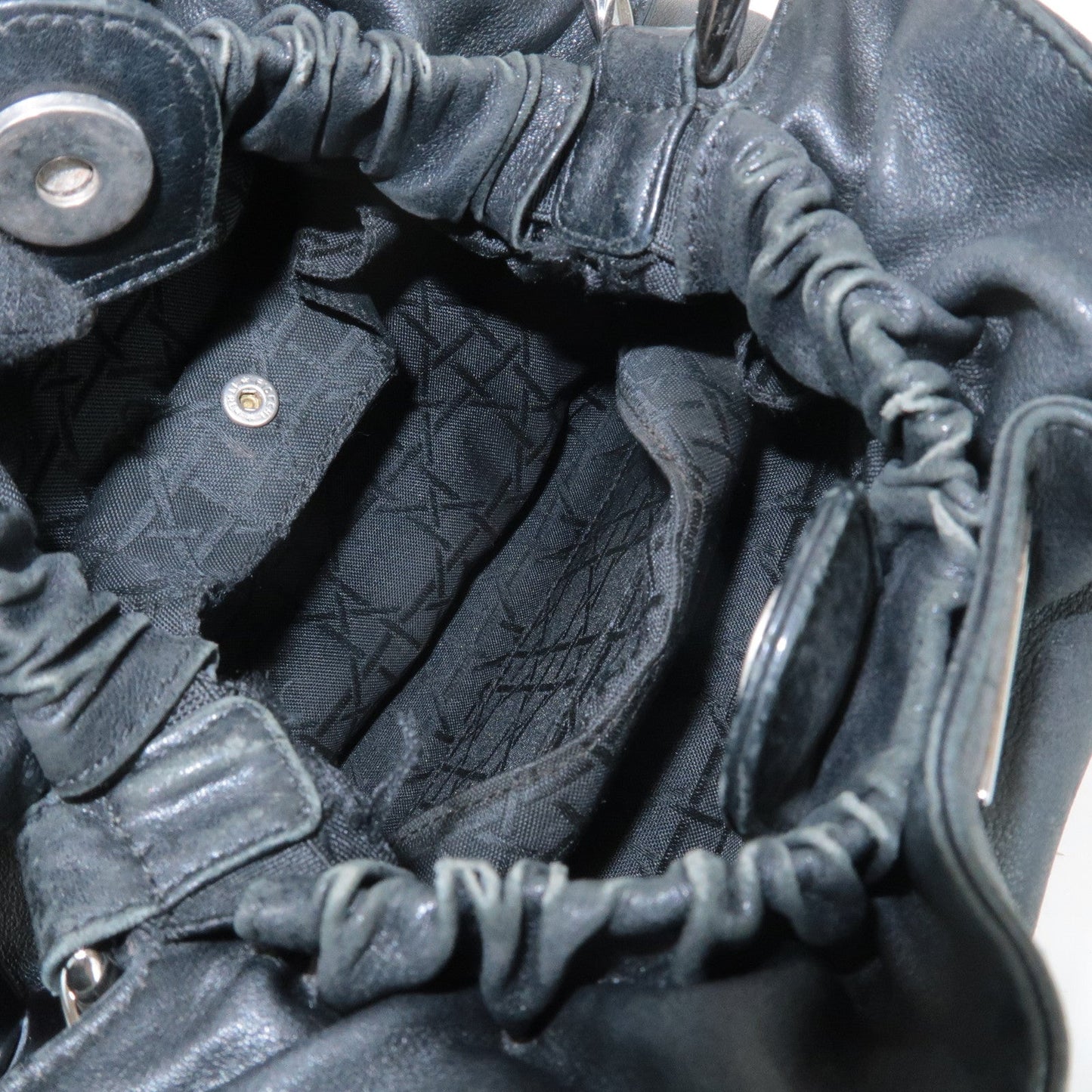 Christian Dior Maris Pearl Leather Hand Bag Tote Bag【Pre-order】
