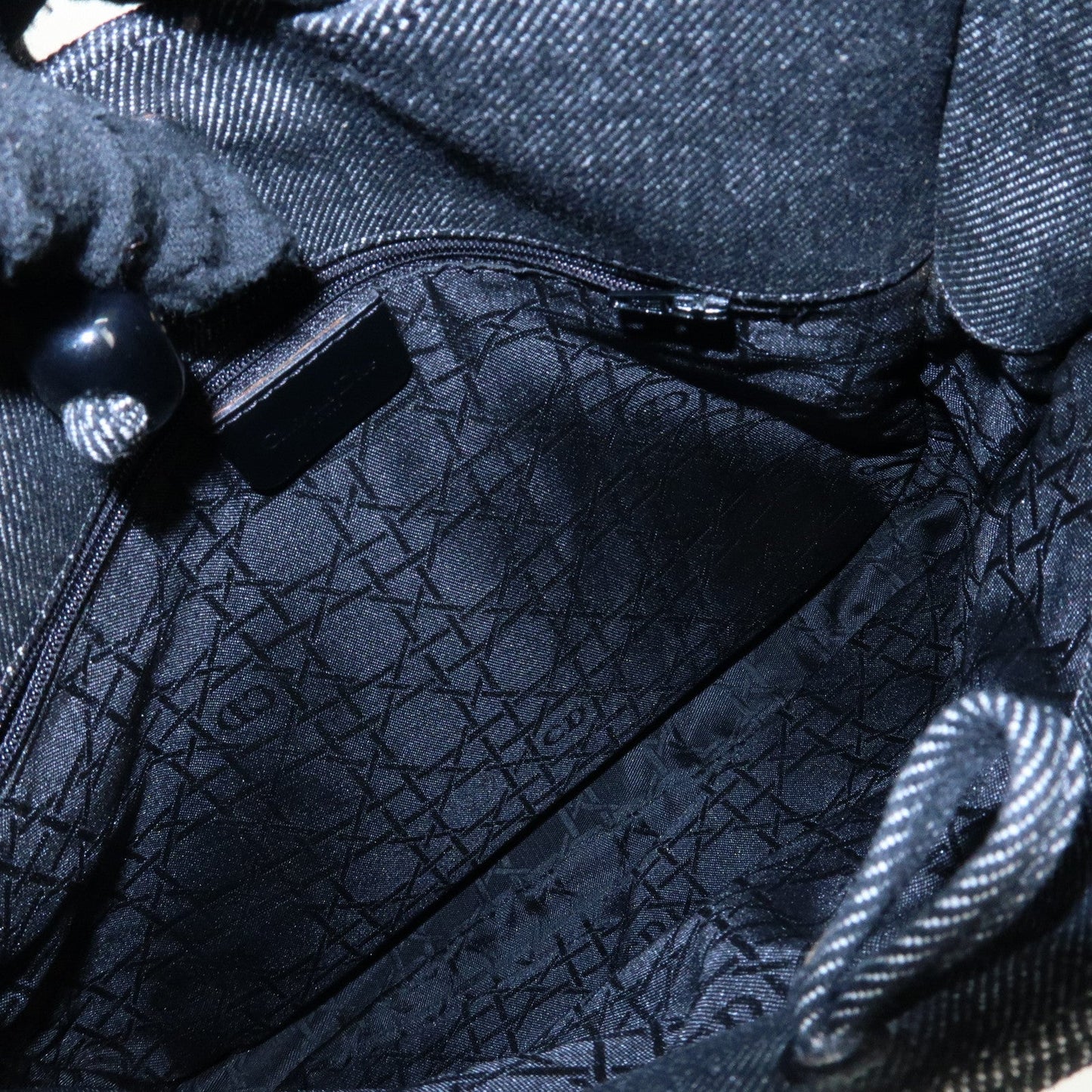 Christian Dior Maris Pearl Denim Shoulder Bag Hand Bag【Pre-order】
