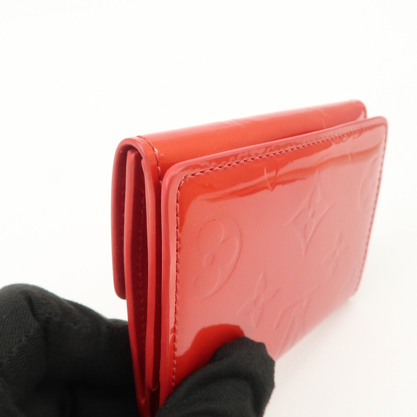 Louis Vuitton Monogram Vernis Ludlow Bi-fold Wallet Rouge M91090【Pre-order】