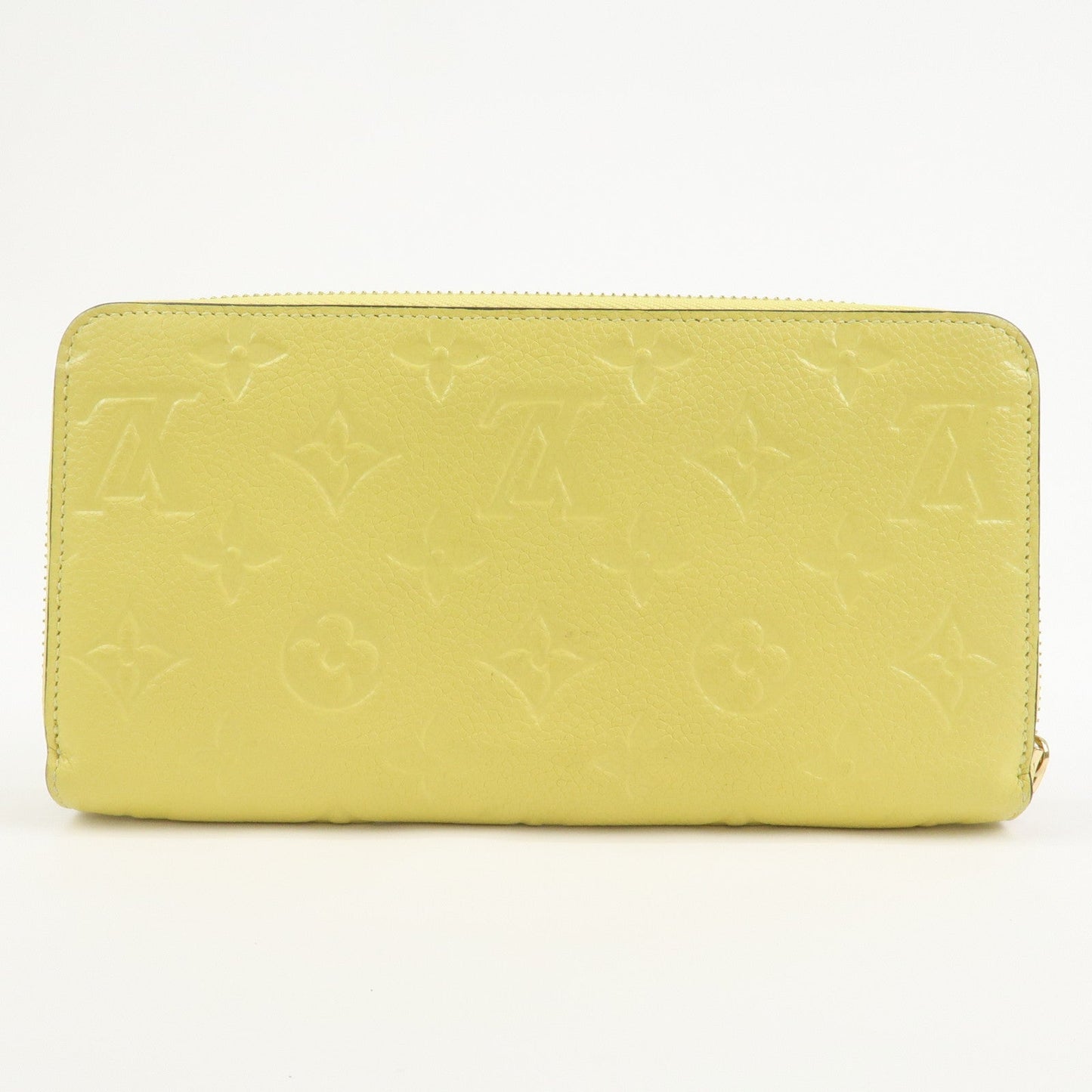 Louis Vuitton Monogram Empreinte Round Zippy Wallet Jaune M82043【Pre-order】