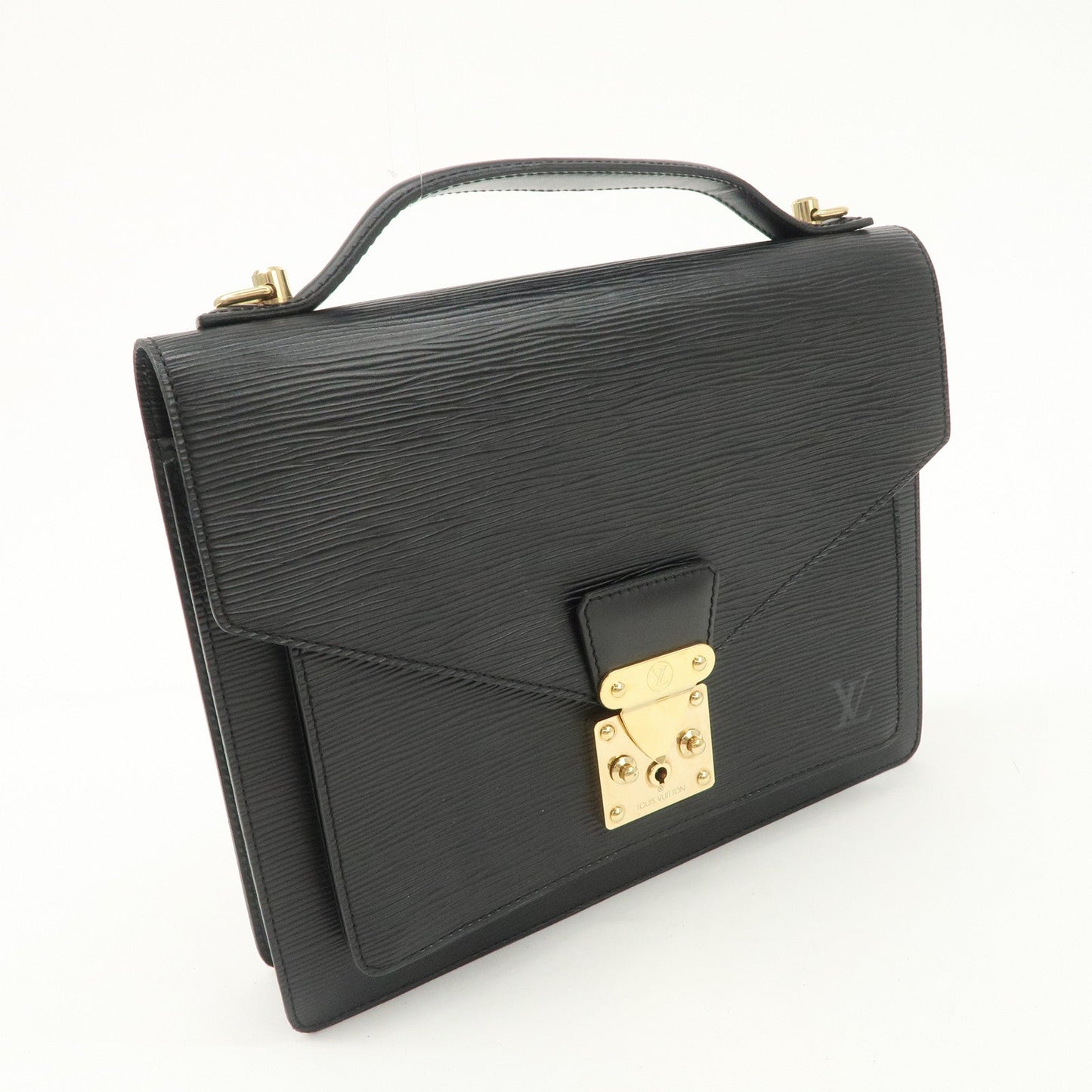 Louis Vuitton Epi Monseau 2Way Shoulder Bag Hand Bag Black M52122【Pre-order】