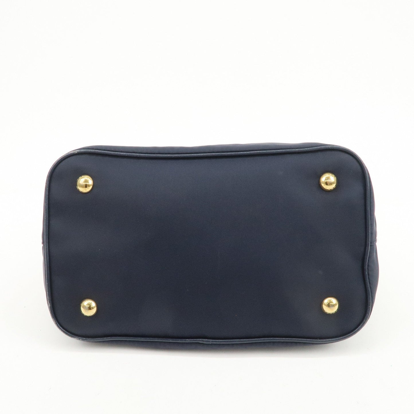 Prada Logo Nylon 2Way Bag Hand Bag Shoulder Bag Navy 1BA172【Pre-order】