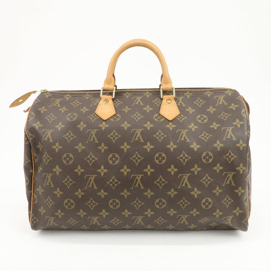 Louis Vuitton Monogram Speedy 40 Hand Bag Boston Bag Brown M41522【Pre-order】