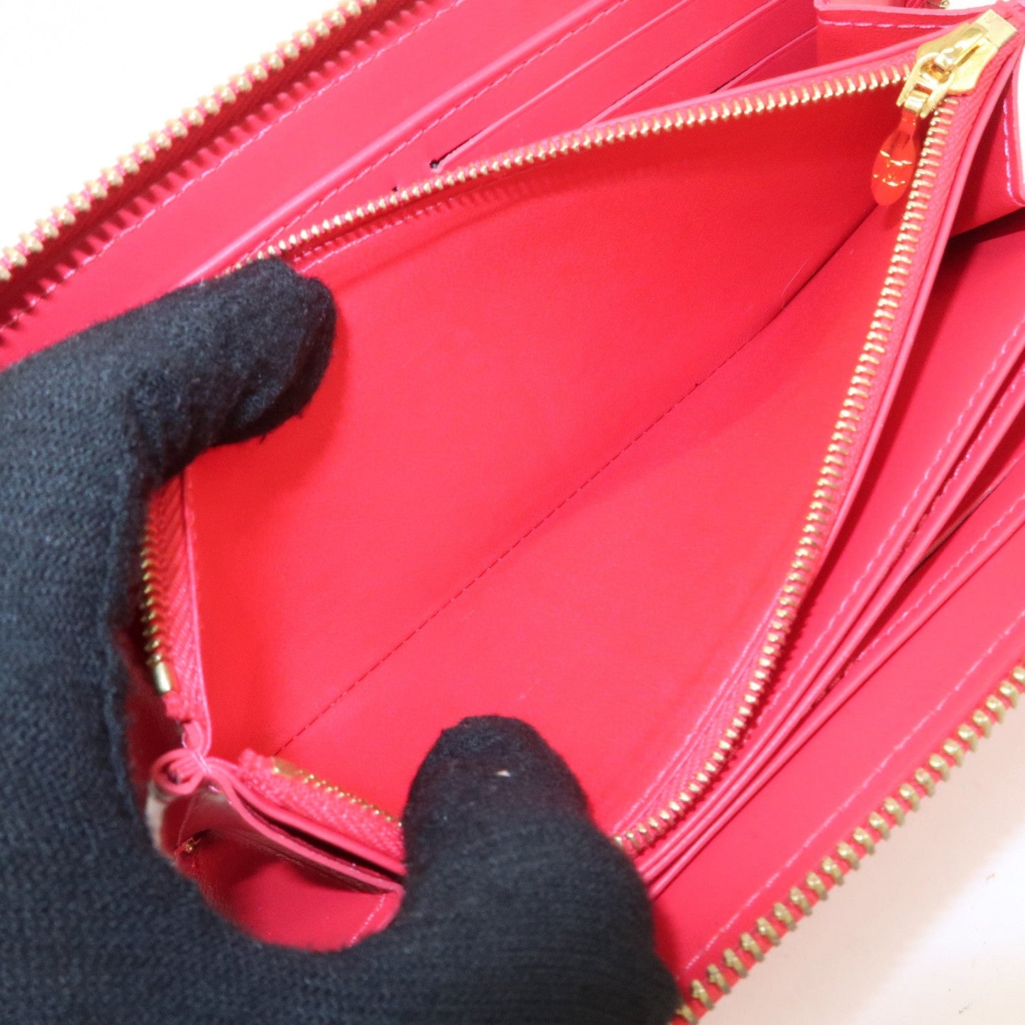 Louis Vuitton Monogram Vernis Round Zippy Wallet Hot Pink M93058【Pre-order】