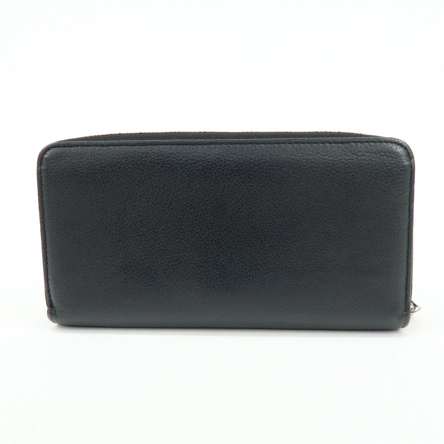 Louis Vuitton Leather Lockme Round Zippy Long Wallet Noir M62622【Pre-order】