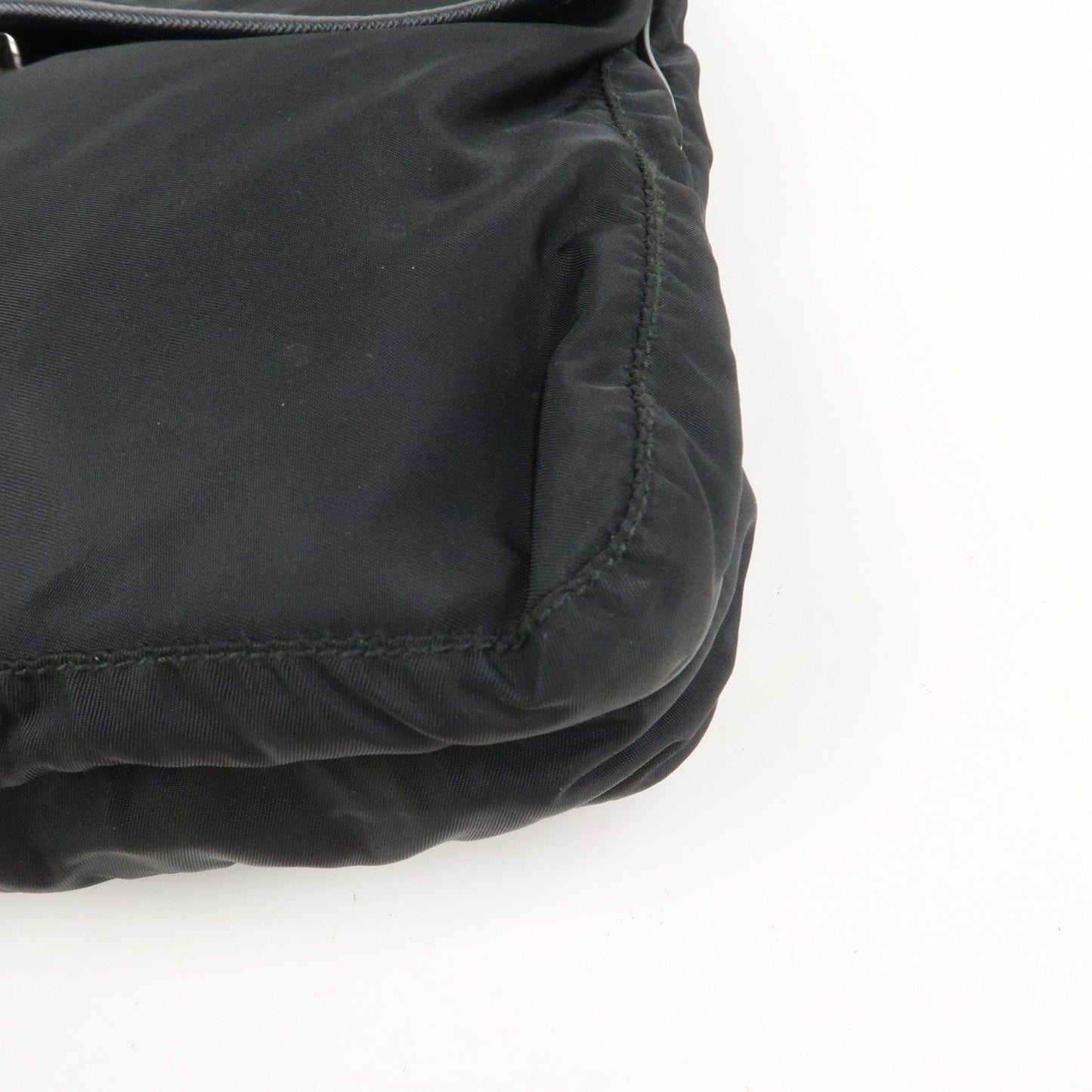 Prada Nylon Saffiano Leather Shoulder Bag Black VA0269【Pre-order】