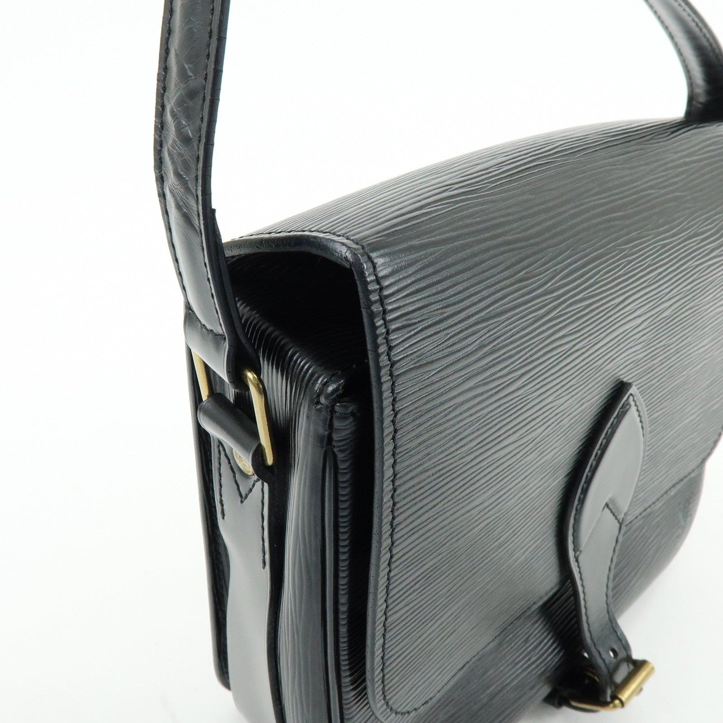Louis Vuitton Epi Cartouchiere Shoulder Crossbody Bag Noir M52242【Pre-order】