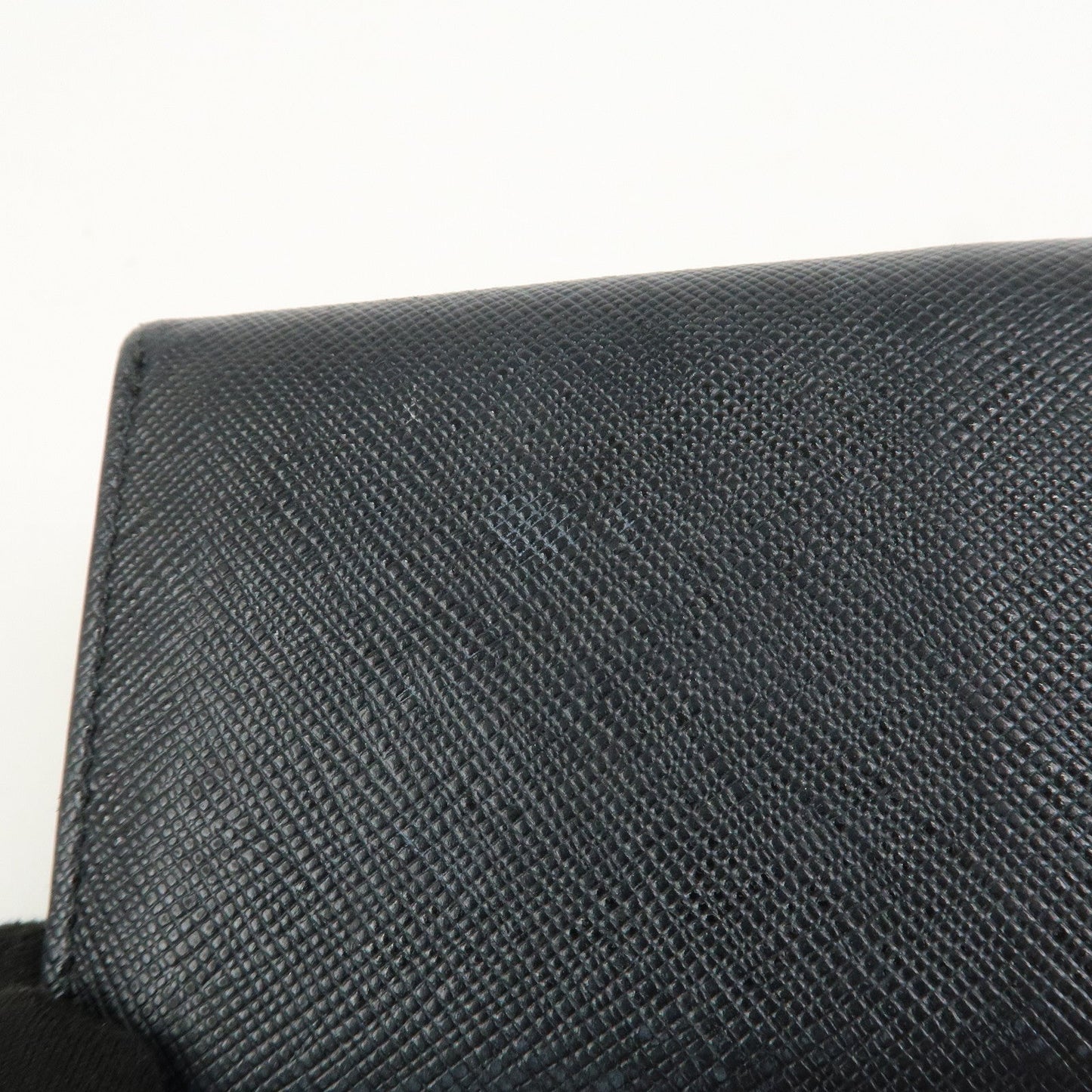 Prada Triangle Logo Saffiano Leather Tri-fold Wallet Black 1MH021【Pre-order】