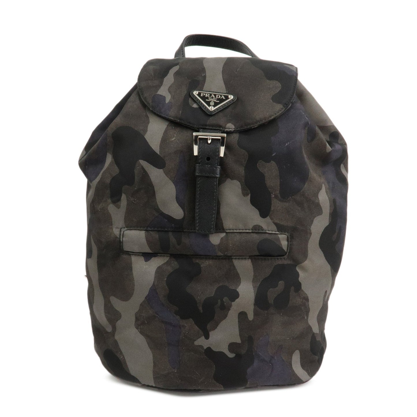 Prada Triangle Logo Nylon Camouflage Backpack Ruck Sack BZ0032【Pre-order】