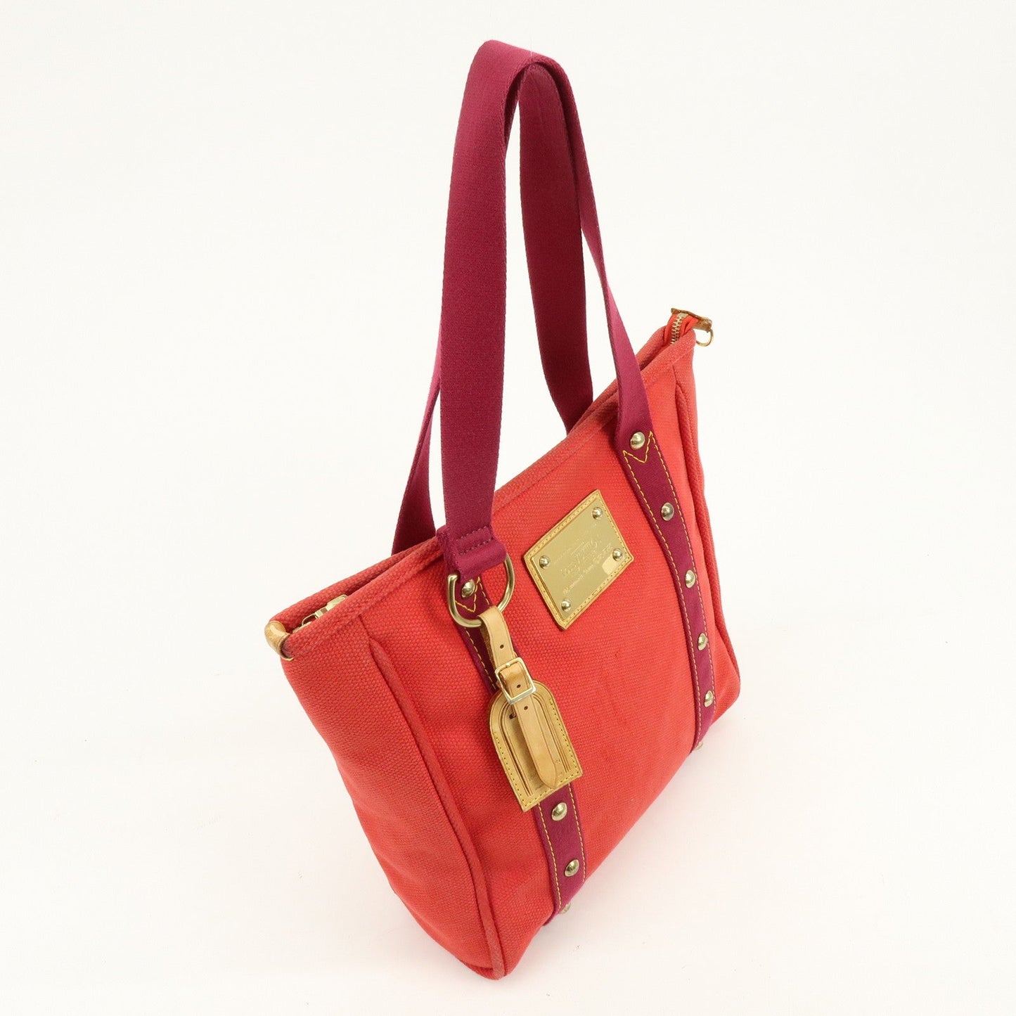 Louis Vuitton Antigua Cabas MM Tote Bag Hand Bag Rouge M40034【Pre-order】