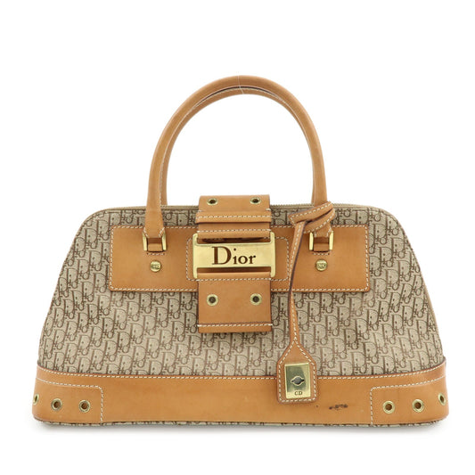 Christian Dior Trotter Street Chic Jacquard Canvas Leather Hand Bag【Pre-order】