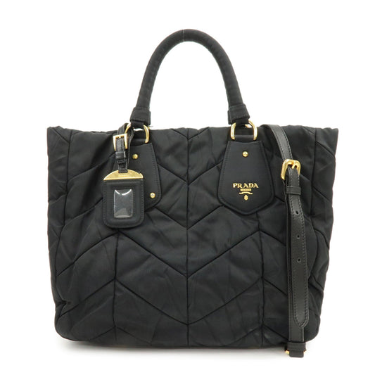 Prada Nylon 2Way Bag Hand Bag Shoulder Bag Black BN1593【Pre-order】