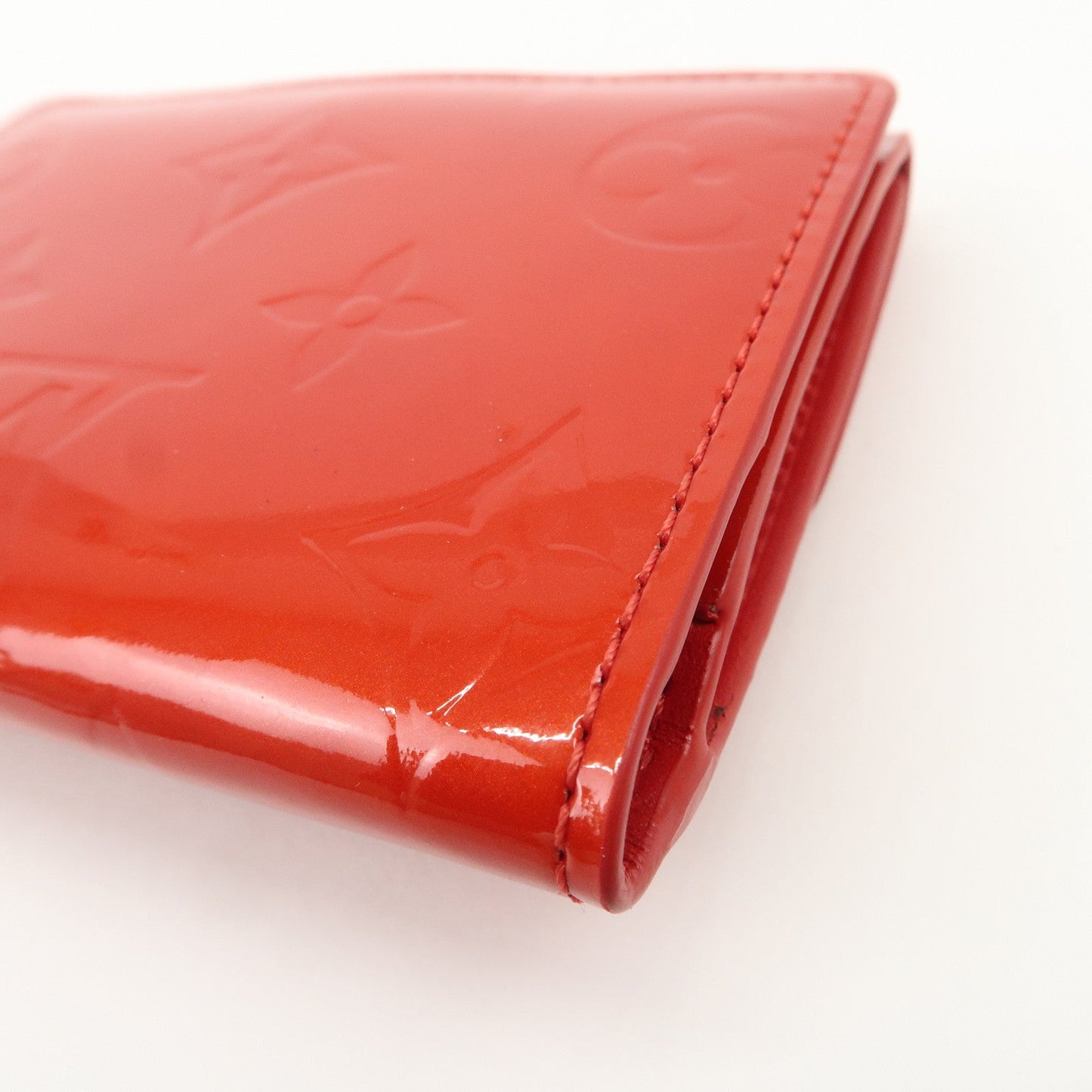 Louis Vuitton Monogram Vernis Ludlow Bi-fold Wallet Rouge M91090【Pre-order】