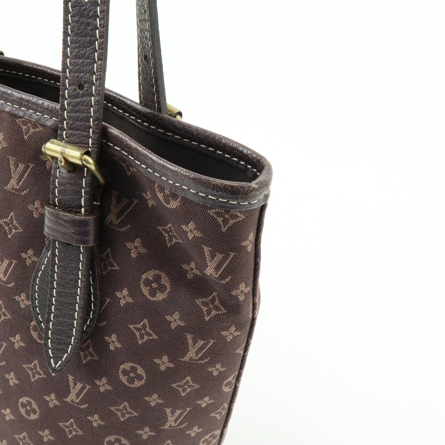 Louis Vuitton Monogram Mini Lin Bucket PM Tote Bag Ebene M95226【Pre-order】