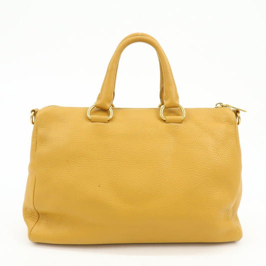 Prada Triangle Logo Leather 2Way Bag Hand Bag Shoulder Bag BL0778【Pre-order】