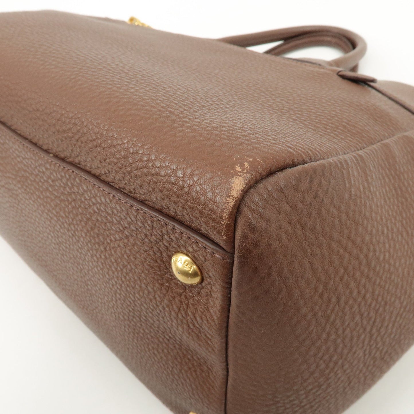 Prada Vitello Daino Leather 2Way Tote Bag Shoulder Bag BN2545 Used【Pre-order】