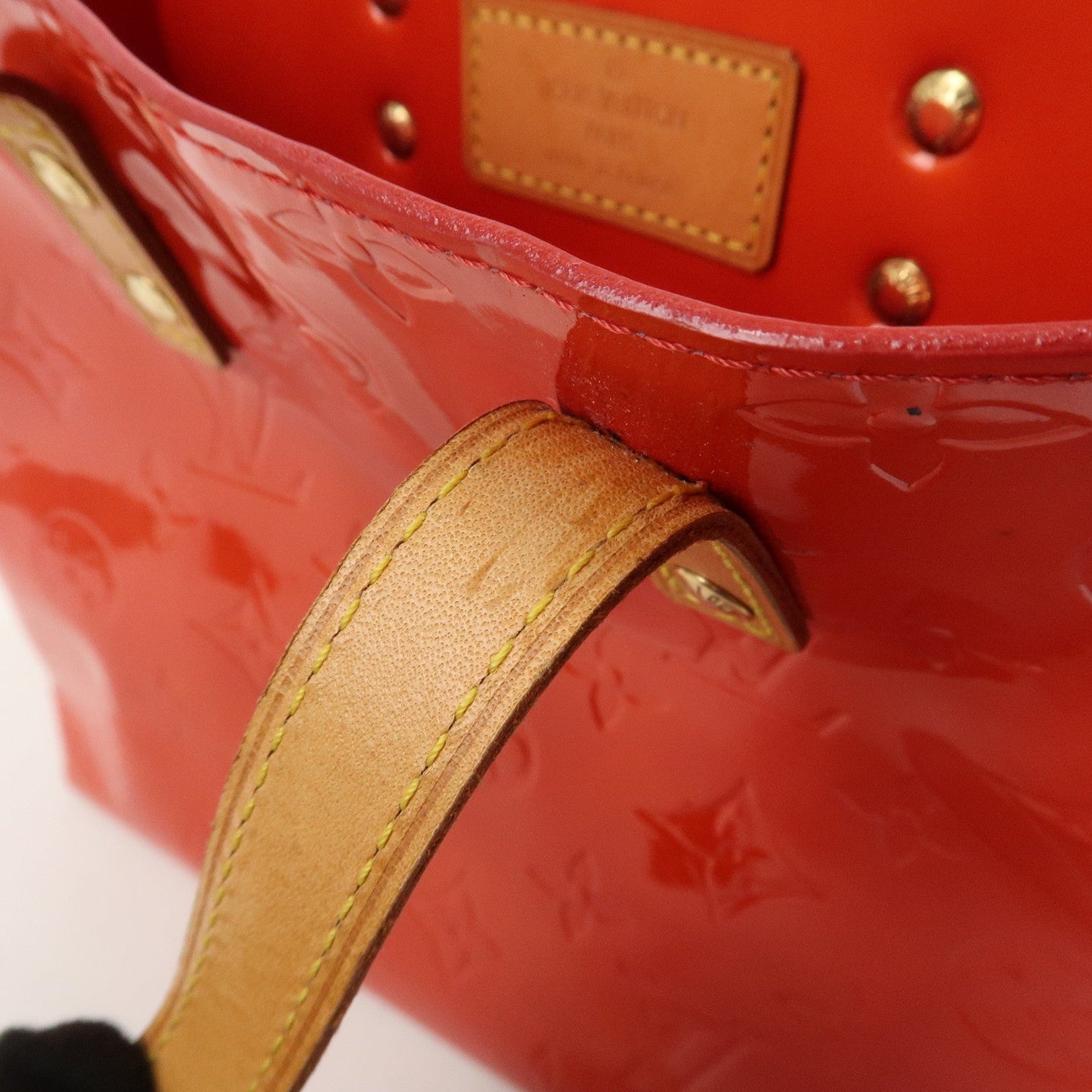 Louis Vuitton Monogram Vernis Lead PM Hand Bag Rouge M91088【Pre-order】