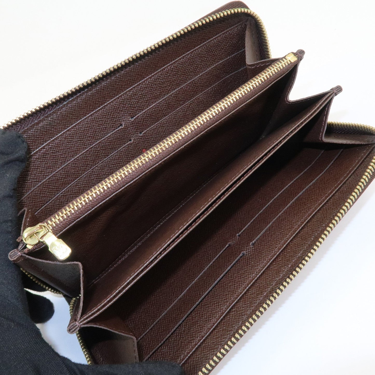 Louis Vuitton Damier Round Zippy Wallet Old Style Brown N60015【Pre-order】