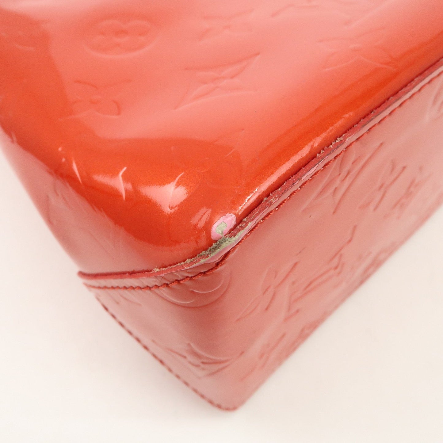 Louis Vuitton Monogram Vernis Lead PM Hand Bag Rouge M91088【Pre-order】