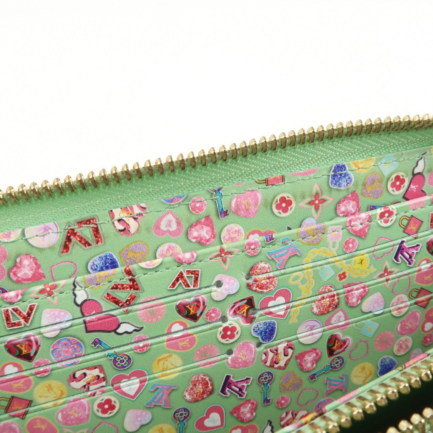 Louis Vuitton Monogram Vernis Zippy Wallet Gummy Apple M82065【Pre-order】