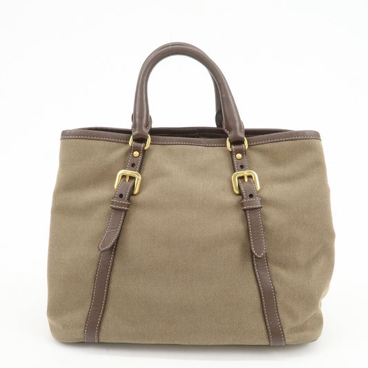 Prada Jaguard Canvas Leather 2Way Tote Bag Shoulder Bag BN1841【Pre-order】