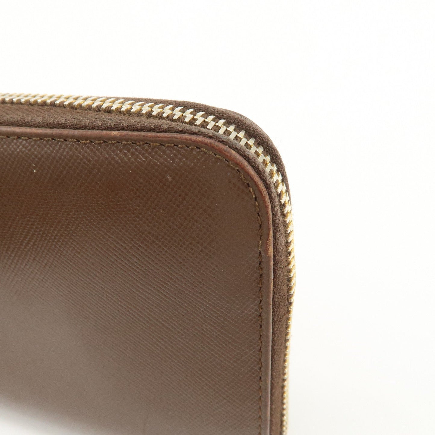 Prada Triangle Logo Saffiano Leather Round Zippy Wallet 1M0506【Pre-order】