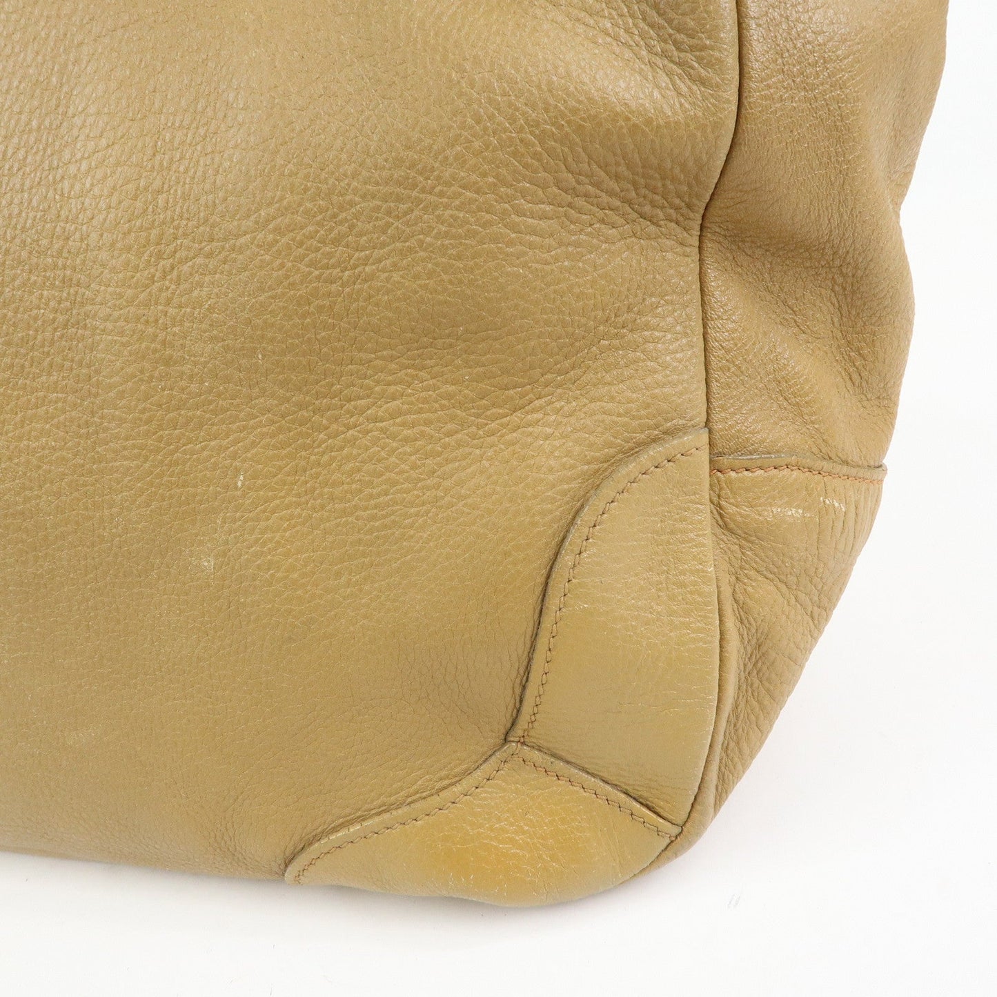 Prada Calf Leather 2Way Bag Hand Bag Shoulder Bag Beige【Pre-order】