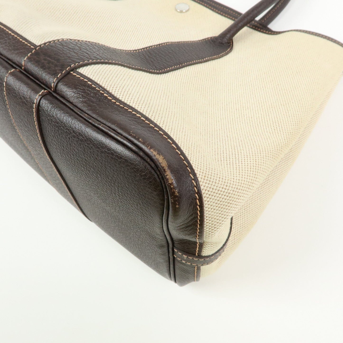 Hermes Garden Party PM Toile Ash Leather I Stamped Tote Bag【Pre-order】