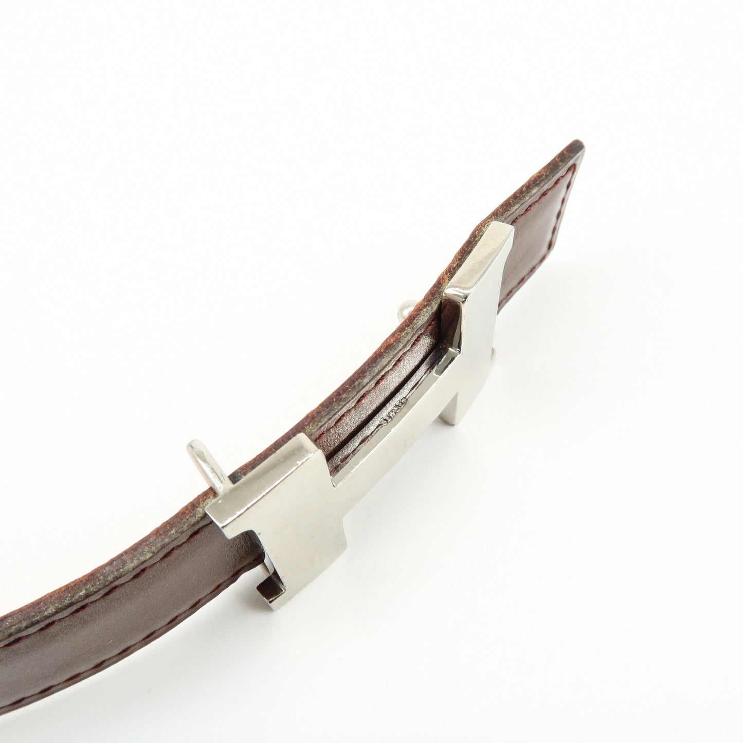 Hermes Leather H Buckle □B Stamped Reversible Constance Belt【Pre-order】