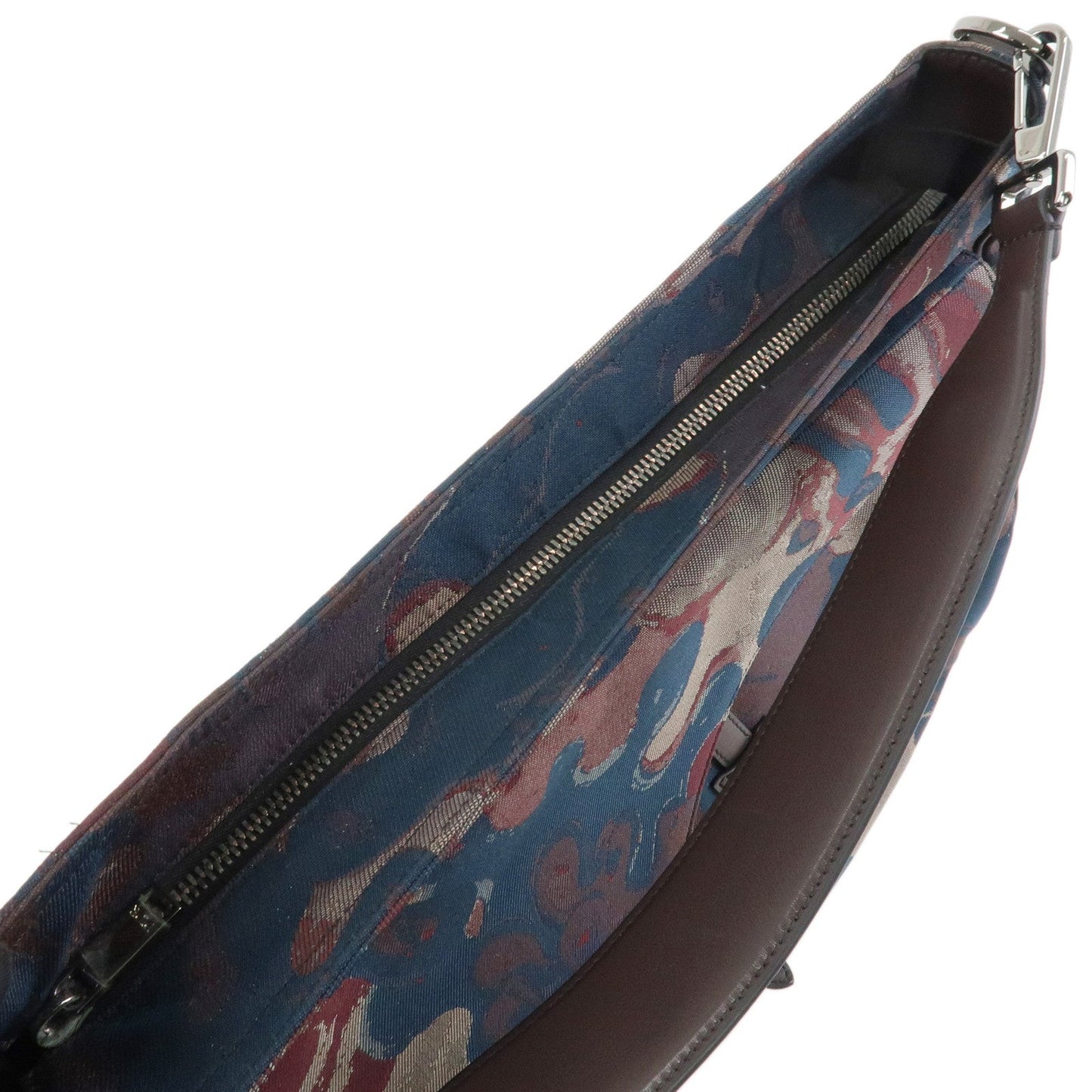 Christian Dior Canvas Leather Saddle Flap Camouflage Messenger Bag【Pre-order】