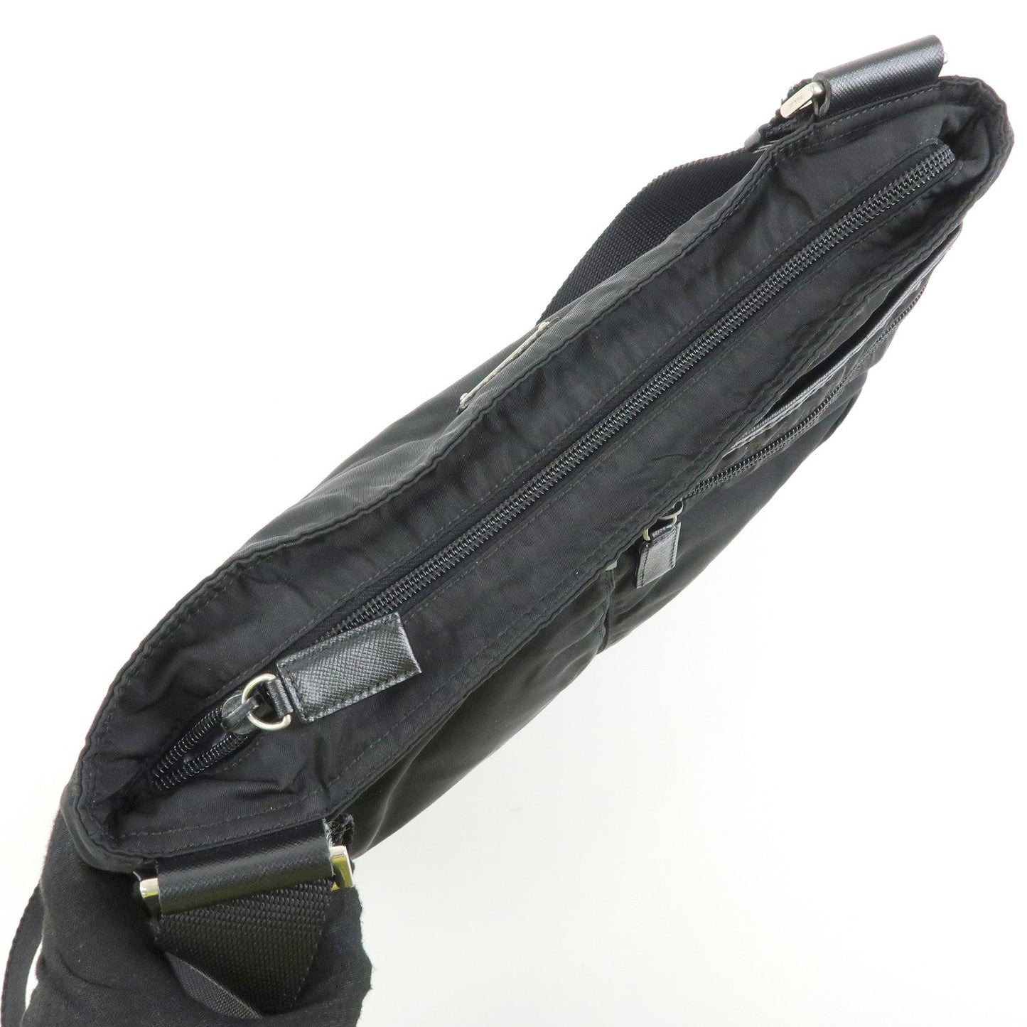 Prada Triangle Logo Nylon Shoulder Bag Crossbody Bag Black【Pre-order】