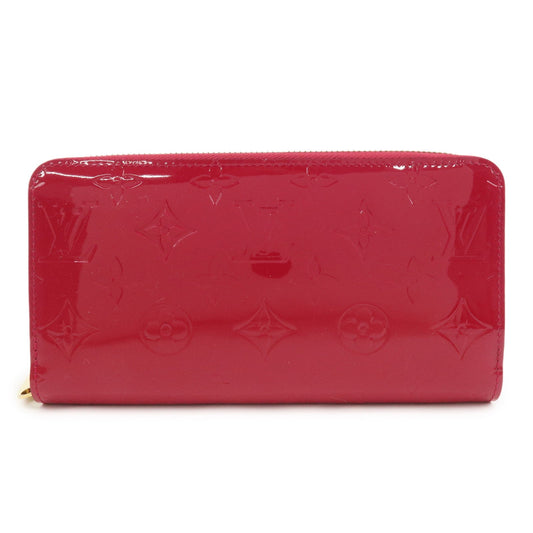 Louis Vuitton Monogram Vernis Round Zippy Wallet Rose Indien M91597【Pre-order】