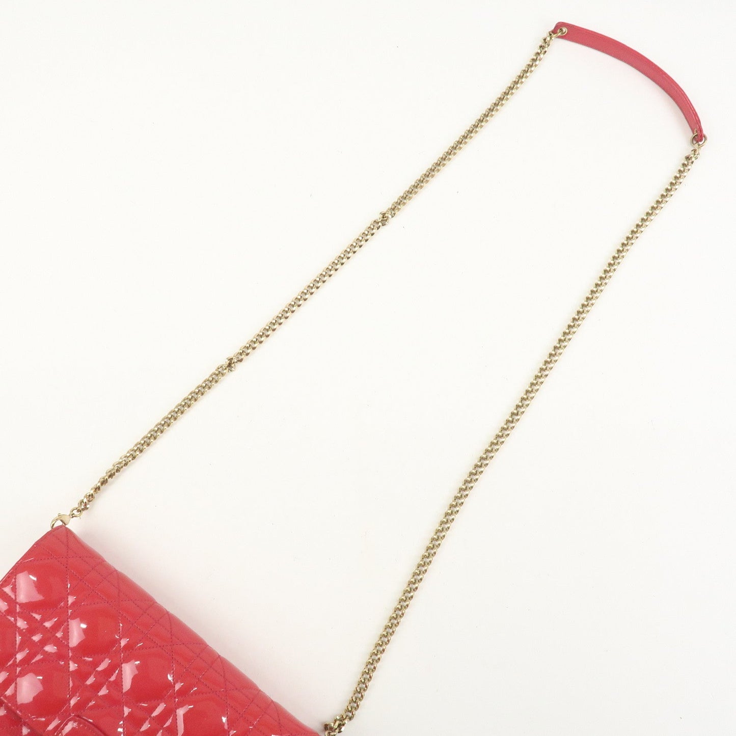Christian Dior Cannage New Lock Patent Leather Chain Shoulder Bag【Pre-order】