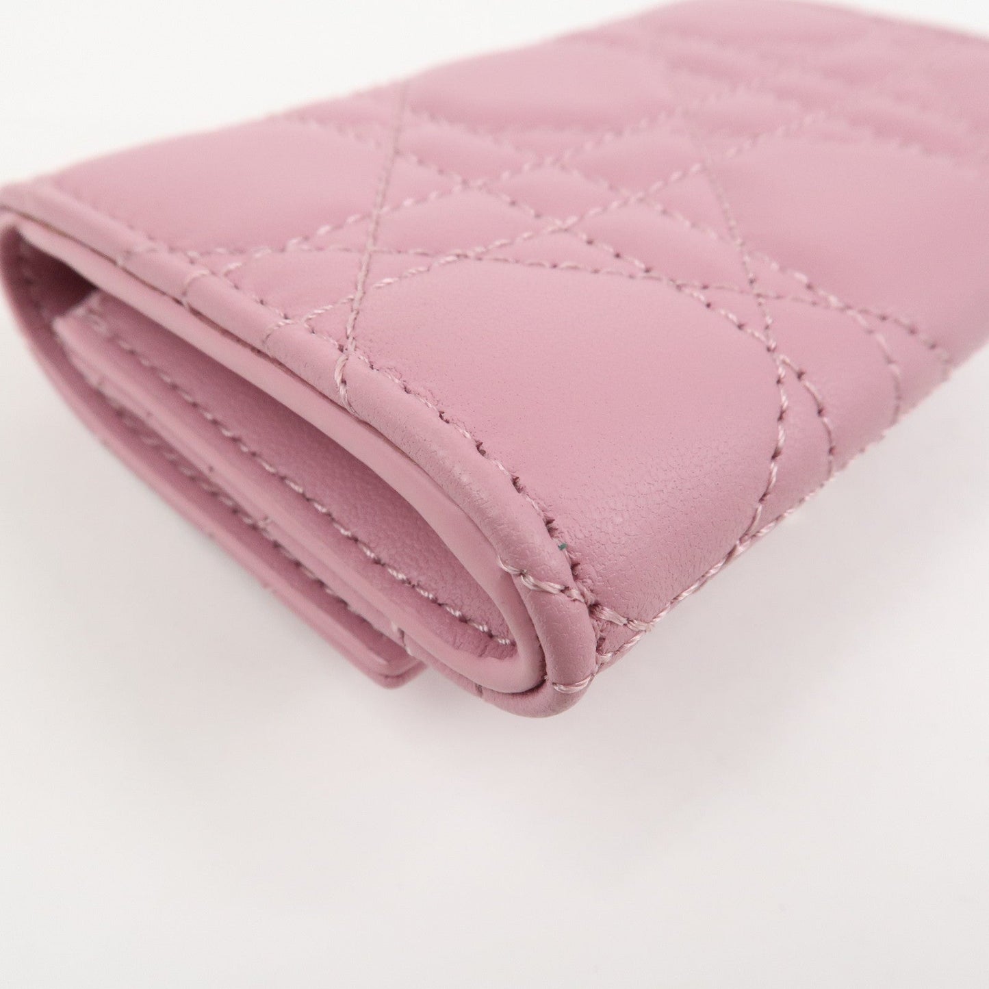 Christian Dior Cannage Logo Leather Bi-fold Compact Wallet【Pre-order】