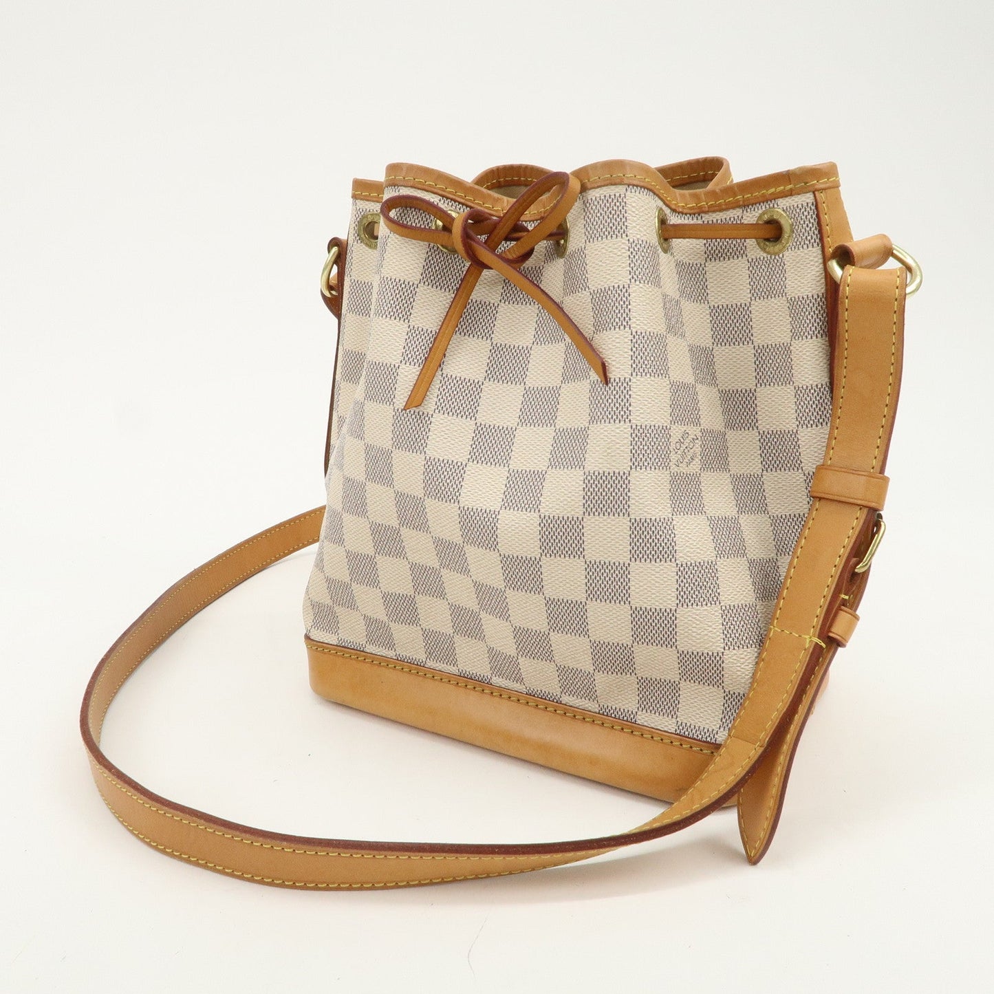 Louis Vuitton Damier Azur Canvas Leather Noe BB Shoulder Bag N41220【Pre-order】